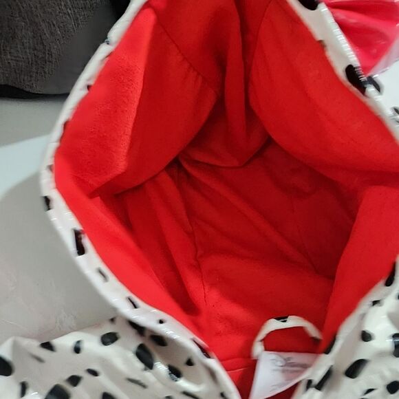 Girls Vintage Disney Store 101 Dalmatians Print Hooded Raincoat Jacket Size 7/8 - Picture 9 of 15